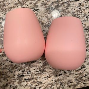 ODEME what a pair silicone wine glasses